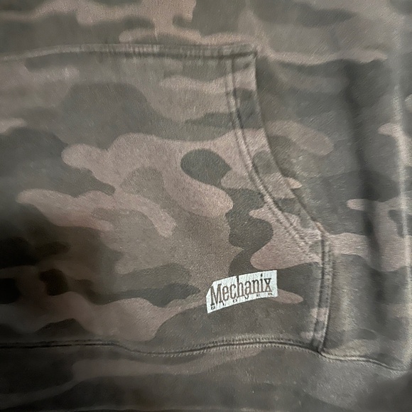 Men’s Mechanix Wear Black Camo Hoodie XL - Picture 4 of 4